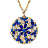 Dije en plata vermeil