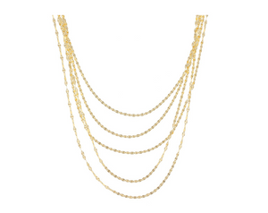 Collar de plata vermeil