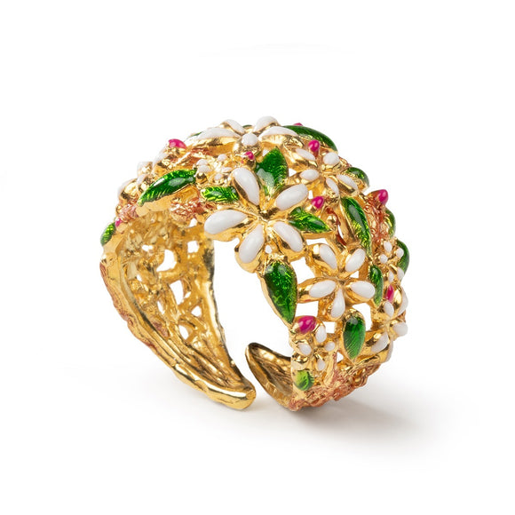 Anillo en plata vermeil