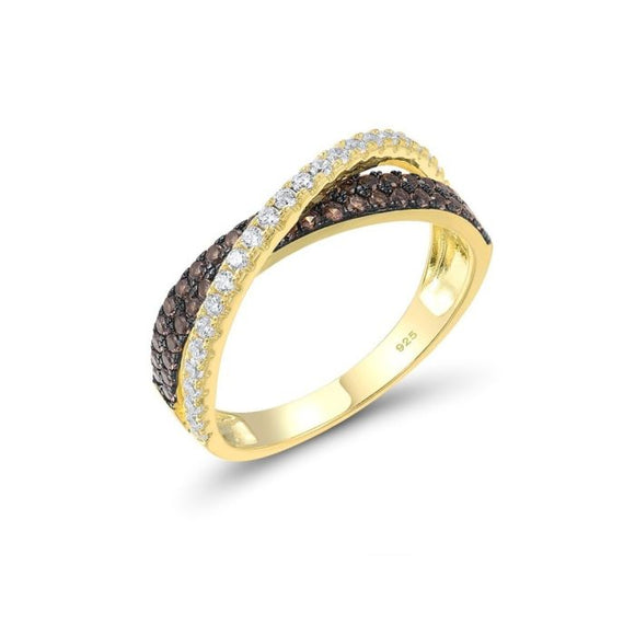 Anillo de plata vermeil