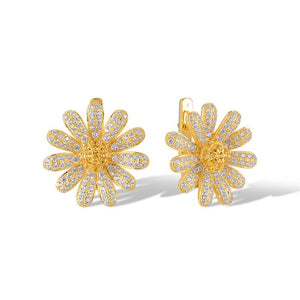 Aretes en plata vermeil