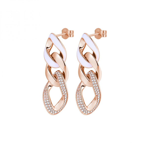 Aretes en plata vermeil