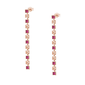 Aretes de plata vermeil