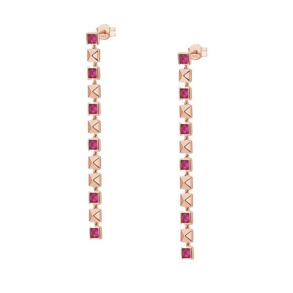 Aretes de plata vermeil