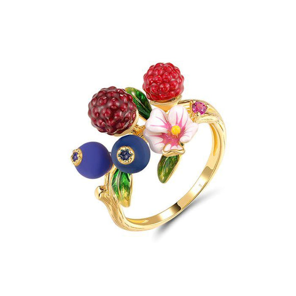 Anillo en plata vermeil