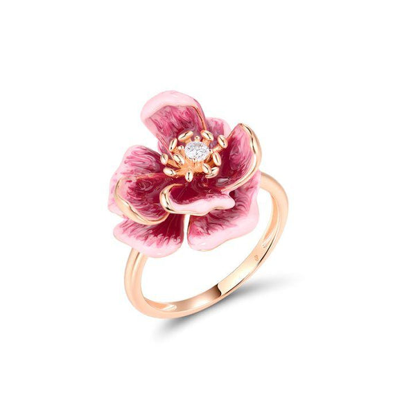Anillo en plata vermeil