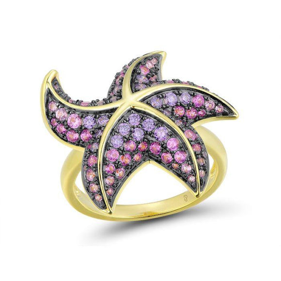 Anillo en plata vermeil