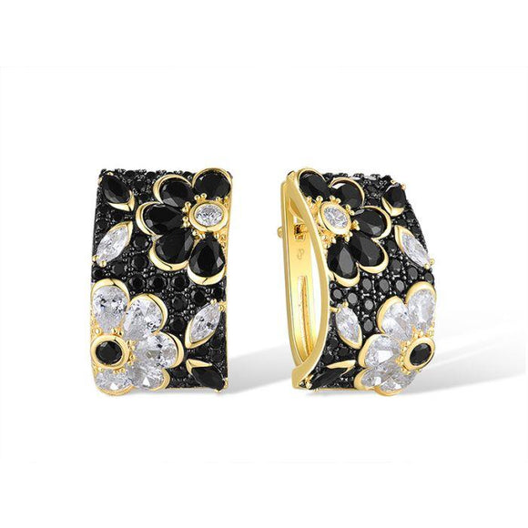 Aretes en plata vermeil
