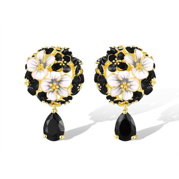 Aretes en plata vermeil