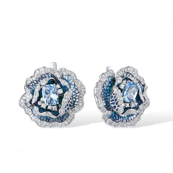 Aretes en plata
