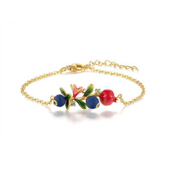 Brazalete en plata vermeil