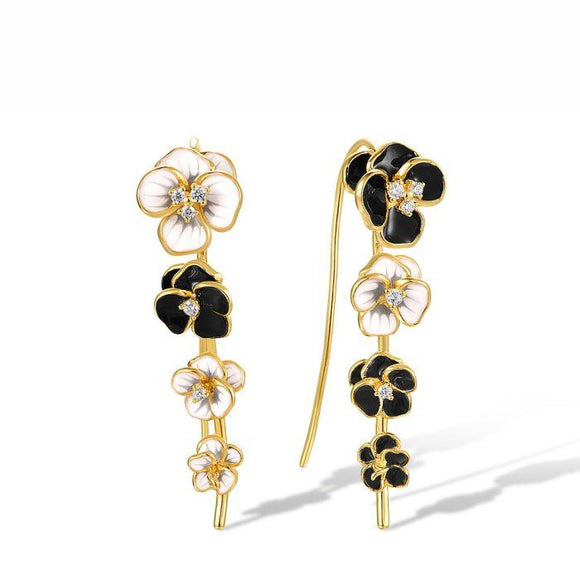 Aretes en plata vermeil