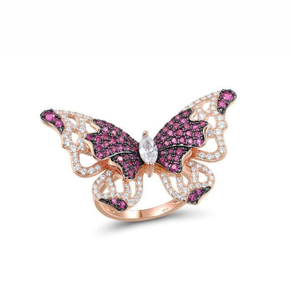 Anillo en plata vermeil
