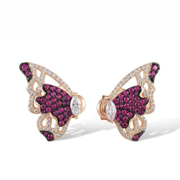 Aretes en plata vermeil