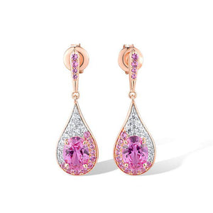 Aretes en plata vermeil