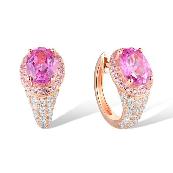 Aretes en plata vermeil