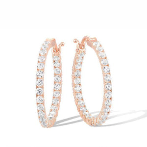 Aretes en plata vermeil