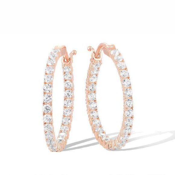 Aretes en plata vermeil