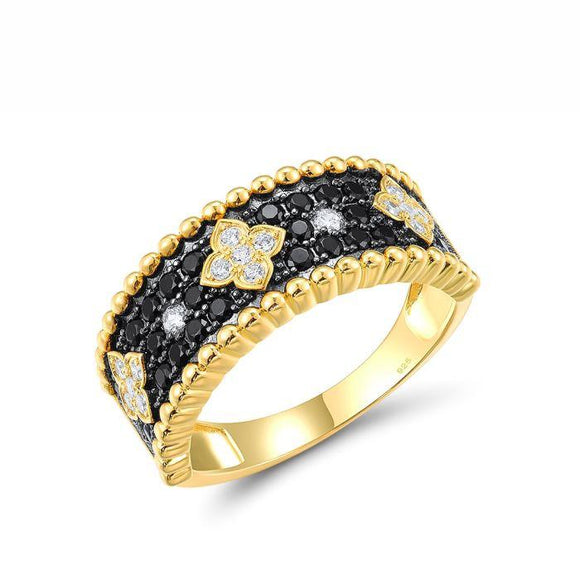 Anillo en plata vermeil