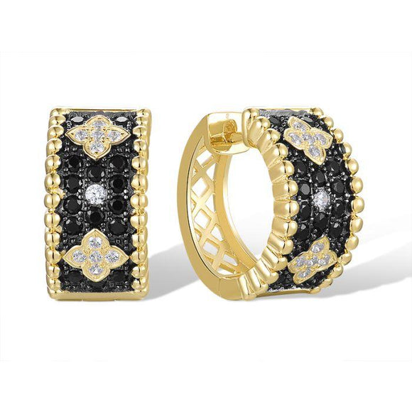 Aretes en plata vermeil
