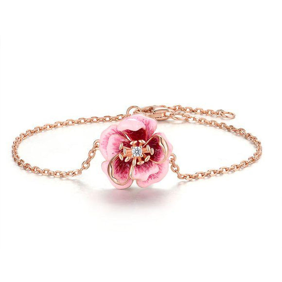 Brazalete en plata vermeil