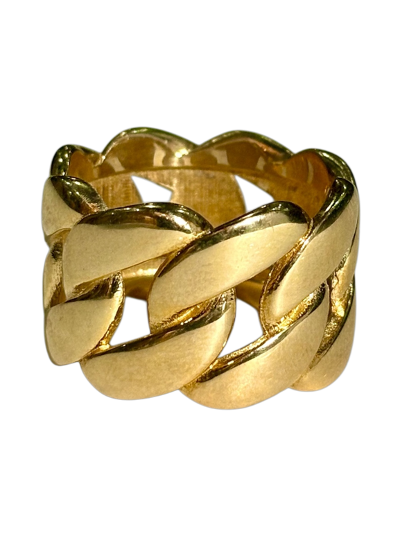 Anillo de plata vermeil