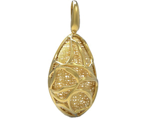 Dije de plata vermeil