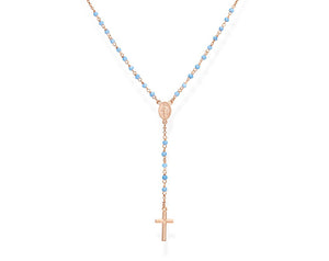 Rosario de plata vermeil