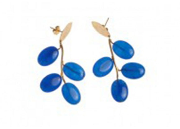 Aretes de plata vermeil